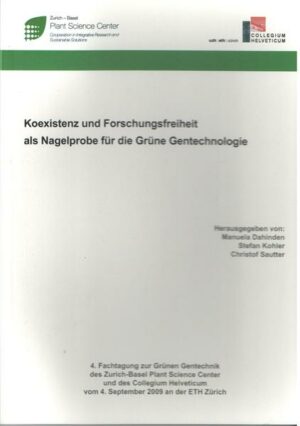 Honighäuschen (Bonn) - Bericht der Fachtagung des Zurich-Basel Plant Science Center und des Collegium Helveticum.