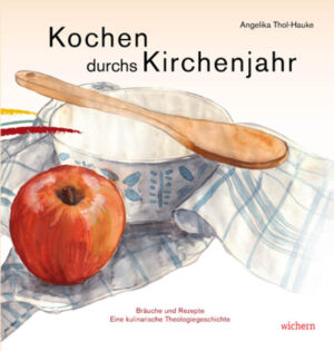 Das Kombi-Angbot - Rezeptbuch und 24 Rezeptkarten In der Bibel lassen sich viele Geschichten entdecken, in denen vom Essen und Trinken die Rede ist. Aus diesem Schatz und den Legenden, die sich mit der Ausbreitung des Christentums entwickelten, entstand ein vielfältiges kulinarisches Brauchtum: Lebkuchen in der Adventszeit, Fisch an Karfreitag oder die Martinsgans. Als leidenschaftliche Köchin besinnt sich Angelika Thol-Hauke auf die alten Rezepte und erklärt kenntnisreich Theologie und christliches Brauchtum in der Küche. Warum den Genuss nicht mit anderen teilen? Die 24 liebevoll illustrierten Postkarten mit besonderen Rezepten für Feste des Kirchenjahres kann man verschicken. Der etwas andere Gruß für Menschen, die gerne kochen und sich für christliches Brauchtum interessieren.