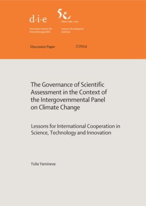 Honighäuschen (Bonn) - Is the Intergovernmental Panel on Climate Change an effective science-policy institution? How is it governed? Have recent reforms after error-finding improved the workings of the Panel? What are strengths and weaknesses of the IPCC model? This discussion paper sheds light on these questions.