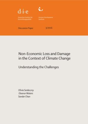 Honighäuschen (Bonn) - What is lost when climate impacts render places uninhabitable, changes them beyond recognition? Such questions are addressed under the concept of non-economic loss and damage (NELD). It has emerged in the climate negotiations and requires systematic research integration for effective policy-making.
