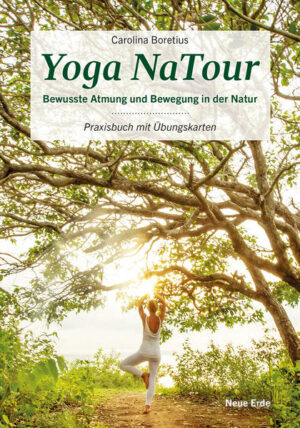 Honighäuschen (Bonn) - In den herausfordernden Zeiten des Lockdowns wurde das Konzept von Yoga-NaTour entwickelt. Das Buch vereint Komponenten aus Kundalini-Yoga, BreathWalk® (meditatives Gehen mit Atemkonzentration) und Waldbaden. Dabei geht es um die Akzeptanz der Veränderung, der wir stetig ausgesetzt sind, und darum, uns dem Kreislauf der Natur hinzugeben. Yoga NaTour spiegelt diesen Kreislauf wider, indem eine Tour durch die Natur, gepaart mit leichten Yoga-Übungen, Atemübungen, Meditationen und meditativem Gehen uns zu mehr Glück und Gelassenheit führen und uns von Angst befreien. Die Verbindung mit unserem Atem spielt dabei eine zentrale Rolle. Das Set bietet Anleitung für 8 Übungsfolgen, Kreisläufe genannt:  Kreis-Lauf 1 PURE FREUDE  Kreis-Lauf 2 LOSLASSEN  Kreis-Lauf 3 AKZEPTANZ  Kreis-Lauf 4 FÜLLE  Kreis-Lauf 5 HEILUNG  Kreis-Lauf 6 MUT  Kreis-Lauf 7 BEFREIUNG  Kreis-Läufchen 8 GLÜCKLICH & GUT Die letzte Übungsfolge ist eine kleine, die man auch gut mit Kindern durchführen kann.