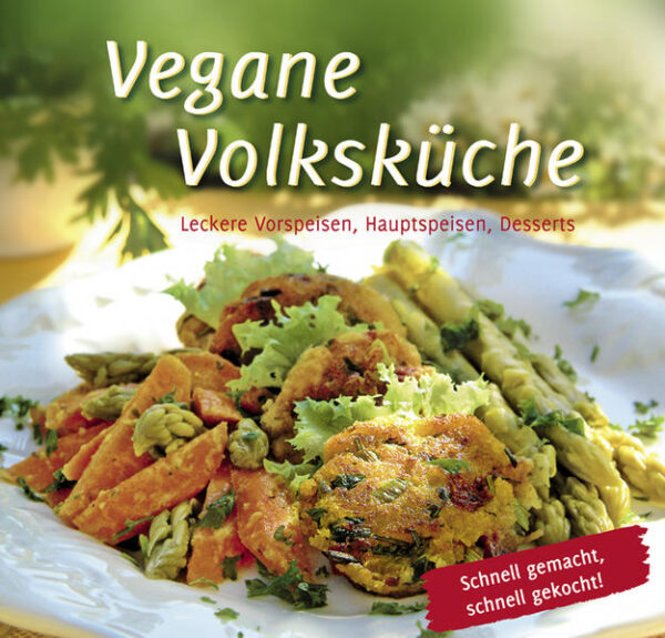 Genießen Sie das Kochen - und die wunderbaren veganen Gerichte! Eine reiche Auswahl an herzhaften Rezepten, schnell gemacht - schnell gekocht, aus der beliebten TV-Sendereihe "Vegetarische Volksküche": Kochen mit Freude und Genuss - und ohne Tierleid. Mit diesem Kochbuch zaubern Sie in kurzer Zeit auch nach einem arbeitsreichen Tag eine schmackhafte und leckere Mahlzeit.