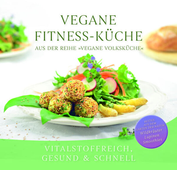 Die 'Vegane Fitness-Küche' mit ihrer großen Vielfalt an Salaten, Suppen, Hauptgerichten, Desserts und Smoothies ermutigt dazu, Gesundes aus der Natur neu zu entdecken und in den täglichen Speiseplan zu integrieren. Lupinen, Bohnen und Linsen mit ihrem hochwertigen Eiweiß, beispielsweise altbewährte Wildkräuter wie Brennnessel, Gundermann und Bärlauch - oder die große Vielfalt an Beeren, Früchten und Nüssen, die die Natur schenkt und die nicht nur ein besonderes Geschmackserlebnis versprechen, sondern eine Vielzahl an Vitaminen und Vitalstoffen beinhalten. Die Rezepte der 'Veganen Fitness-Küche' laden Sie ein, tierfreundlich, fit und dynamisch zu leben. Probieren Sie es aus!