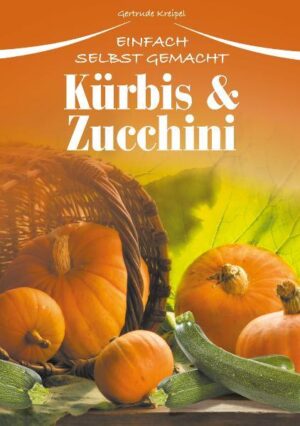 Der Herbst ist Kürbiszeit, nicht nur zu Halloween. Viele verschiedene Kürbisarten verlocken zu feinen Gerichten, wie z.B. Sommerkürbisse, Winterkürbisse wie Butternut, Sweet Dumpling oder der Gelbe Zentner. Leider sind Kürbisgerichte nicht sehr bekannt und deshalb möchte die Autorin in diesem Buch darauf hinweisen, dass Kürbis nicht nur steirisches Kürbiskernöl bedeutet, sondern auch Suppen-, Haupt- und süße Nachspeisen. Viele von Ihnen haben Zucchini im Garten oder kaufen diese günstig am Markt. Daher hat die Autorin auch Zucchini-Rezepte in dieses Buch aufgenommen. Zucchini haben fast keine Kalorien (Joule) und sind daher für eine kalorienarme Diät sehr gut geeignet. Natürlich gibt es auch von diesem Gemüse wahre Köstlichkeiten, die Sie ausprobieren sollten.