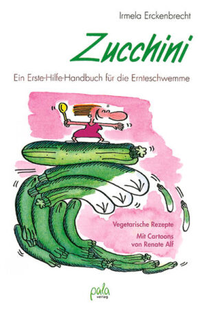 Zucchini schmecken köstlich, sind aber zum Leidwesen mancher Gärtner auch von enormer Wuchsfreude. Das Büchlein bietet zahlreiche vegetarische Rezepte, mit denen man gut 50 kg dieser Früchte verwerten könnte. Der Vielfalt sind dabei keine Grenzen gesetzt. So lassen sich Zucchini nicht nur zu wohlschmeckenden Drinks, Suppen und Salaten, sondern auch zu leckeren Desserts und Marmeladen verarbeiten. Mit Cartoons von Renate Alf!