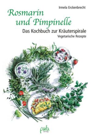 Von der Kräuterspirale frisch auf den Tisch: Für alle Hobbygärtnerinnen und -gärtner, die ihre Kräuterschätze bestmöglich verwerten möchten und gern abwechslungsreich kochen, bietet das Kochbuch zur Kräuterspirale jetzt noch mehr köstliche Rezepte und eine größere Vielfalt unterschiedlichster Küchenkräuter. Passend dazu gibt Irmela Erckenbrecht viele Tipps zum Trocknen und Einfrieren, zur Herstellung von Kräuteressigen und -ölen sowie zu den kulinarisch interessanten Besonderheiten der einzelnen aromatischen Pflanzen. Natürlich gelingen alle Rezepte auch mit Kräutern von der Fensterbank oder vom Wochenmarkt - falls noch keine eigene Kräuterschnecke vor der Küchentür steht. Das gewendelte Beet liefert auf wenigen Quadratmetern eine ganze Palette aromatischer Zutaten für die feine Kräuterküche. Bereits beim Ernten und bei der Zubereitung verströmen Thymian, Estragon, Pimpinelle und Co. einen verführerischen Duft. Die feinen Blättchen und bunten Blüten sind zudem auch optisch ein Genuss.