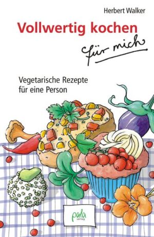 Kochen für eine Person ist gar nicht so einfach - einerseits gibt es Großpackungen und Rezepte für vier Personen, andererseits wenig verlockende Fertiggerichte für eine Person. Für alle Singles, die sich vollwertig und vegetarisch ernähren möchten, sind Tiefkühlpizza oder ähnliches keine Alternative. Selbst kochen und backen heißt hier die Devise - was fehlt, sind alltagstauglicher Rat und passende Rezepte für den kleinen Haushalt. Hierfür hat Herbert Walker über 100 vegetarische Vollwertgerichte für eine Person zusammengestellt. Sie stehen mit anregenden Variationen und einer Fülle praktischer Tipps im Mittelpunkt dieses Buches. Die Auswahl reicht von Salaten und Suppen über pfiffige Variationen mit Gemüse, Bratlingen, Pizza und Auflauf bis zu süßen Leibspeisen, Kuchen und Getränken. Heiß geliebte Bratkartoffeln und Pfannkuchen sind ebenso zu finden wie delikate Pfifferlingspfanne und Erdbeerkuchen. Tipps für platzsparende Küchengeräte, effektive Vorratshaltung und den Einkauf ergänzen die Rezepte. Auch Anregungen, wie sich Fertigprodukte verbessern lassen, fehlen nicht in diesem Buch.