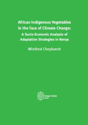 Honighäuschen (Bonn) - This thesis is a contribution to the effects of climate change on agricultural production and the enhancement of climate resilience of smallholder farmers in Kenya. Specifically, it aimed at analysing farmers perception of the effects of climate change on AIV production 2) examining climate change adaptation strategies of AIV farmers 3) evaluating the adaptive capacity of AIV farmers 4) analysing the factors that determine the choice of climate change adaptation strategies.