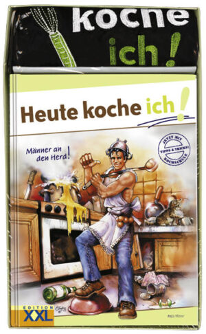 Wieso sollte ein Mann nicht kochen können? Schließlich macht es doch unabhängig und unglaublich sexy, ganz besonders mit der coolen Schürze! Mit der Hilfe von diesem praktischen, cleveren Kochbuch kann man(n) auf jeden Fall mit seinen Kochkünsten glänzen. Also, den inneren Schweinehund überwinden und los geht’s!