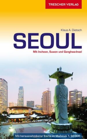 - - - Alle Sehenswürdigkeiten Seouls auf 256 Seiten - 17 genaue Stadtpläne und Übersichtskarten - Mit Metroplan Seoul - Extra-Karte zum Herausnehmen - Mehr als 150 Farbfotos - Aktuelle Tipps zu Unterkünften