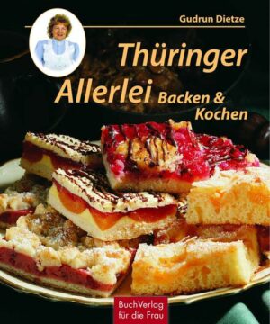 Thüringer Allerlei nennt Gudrun Dietze ihr nun sechstes Back- und Kochbuch, denn es bietet eine abwechslungsreiche, vielfältige Mischung von Hausrezepten in bester Thüringer Tradition. Gebackenes und Gebratenes, frische Gartensalate, feine Nachspeisen, leckere Gelees und Kompotte aus der verarbeiteten eigenen Ernte machen Lust aufs Ausprobieren. Alles gut und übersichtlich beschrieben, vielfach erprobt und auch für Anfänger bestens geeignet. Ein Koch- und Backbuch, das in Thüringer Küchen nicht fehlen darf! "Thüringer Allerlei" ist erhältlich im Online-Buchshop Honighäuschen.