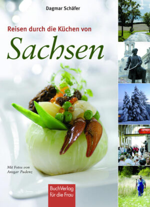 Reisen Sie mit durch die Küchen von Sachsen! In diesem Koch- und Lesebuch zeigen sich die fünf Hauptregionen Sachsens von ihrer besten kulinarischen Seite. Rund 200 Traditionsrezepte aus Leipzig, dem Vogtland, aus dem Erzgebirge, Dresden und der Lausitz wetteifern um Aufmerksamkeit: Zittauer Abernsuppe, Borsdorfer Quarktorte und Dresdner Bienenstich, Oberlausitzer Eierlikörkuchen, Moritzburger Fasan, Erzgebirgisches Pilzhähnchen und Leip-ziger Fleischpastete, vogtländische Speckpuffer und, und, und. Manches Rezept ist eine echte Entdeckung! Wie modern und zeitgemäß Regionalküche sein kann, zeigen die originell angerichteten und reizvoll fotografierten Speisen in schönen Farbfotos von Ansgar Pudenz, der ebenso originelle Foto-Blicke auf Land und Leute fand. Darüber hinaus laden liebenswerte Anekdoten aus der sächsischen Küchengeschichte und Wissenswertes über Land und Leute ein, den einen oder anderen kulinarischen Ort (wieder) einmal näher zu besehen. So ist dieses Buch nicht nur ein wunderbares Gastgeschenk, sondern zugleich auch für jeden Sachsen ein Stückchen Heimat.