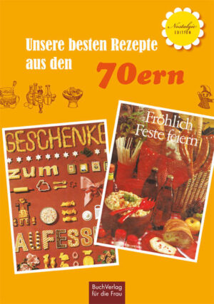 Das schmeckt uns auch heute noch – die guten Rezepte aus den 1960er und 1970er Jahren sind ungebrochen beliebt, attraktiv und praxiserprobt. Und sie bringen uns den Geschmack lieber Erinnerungen! Der Verlag für die Frau gab seit den 50er Jahren neben Koch- und Backbüchern auch Sonderhefte zu speziellen Themen heraus, zwei besonders gelungene stellen wir hier als Reprint wieder vor. Für alle, die sich gern an Gutes erinnern, Leckeres genießen und auch selbst Hand anlegen wollen. Also los geht’s mit der (N)Ostalgie-Schlemmerei!