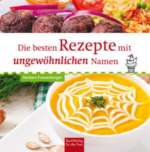 Phantasie und Kreativität in der Küche zeigen sich an der Mehrzahl der Gerichte und Getränke in diesem Buch. Sie haben tatsächlich sehr phantasievolle Bezeichnungen erhalten. Manchmal soll der Name an eine historische Begebenheit erinnern wie die "Napoleon-Torte" oder die "Kappeler Milchsuppe", einige sind einfach landschaftliche Bezeichnungen oder aufgrund des Aussehens der kulinarischen Spezialität entstanden  man denke nur an "Tote Oma" oder "Schneewittchenkuchen". Und andere sind mit einer Legende verbunden oder erinnern gar an einen bestimmten Beruf wie "Beamtenstippe" oder "Bullauge". Herbert Frauenberger sammelt seit seiner Lehrzeit als Koch solche originellen Rezepte, denn für ihn ist Humor bei der Arbeit ein Garant für gute Ergebnisse. Und die Speisen oder Drinks haben zwar oft ungewöhnliche Namen, doch sie sind erstaunlich lecker. Gewürzt mit lustigen Anekdoten, mitunter doppeldeutigen Sprüchen, mit alten sowie neuen Weisheiten und etwas Witz können sie ein wahrer Jungbrunnen für unseren manchmal nicht so freundlichen Alltag sein. "Die besten Rezepte mit ungewöhnlichen Namen" ist erhältlich im Online-Buchshop Honighäuschen.