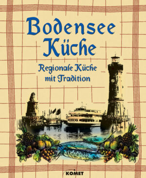 Dieses Kochbuch unternimmt den versuch, etwas darzustellen, das es eigentlich gar nicht gibt, nämlich eine gemeinsame Bodensee-Küche. ein Blick auf die Landkarte trägt zum Verständnis bei, denn am See wohnen und kochen nicht nur Schwaben und Badenser, sondern auch Schweizer und österreichische Voralberger. ein kleiner Teil des Sees schließlich bei Wasserburg und Lindau gehört zu Bayern. Eines jedoch genießen alle gemeinsam, die Fische aus dem See und den Wein, der seine Qualität dem See zu verdanekne hat, der die Wärme speichert, das Sonnenlicht reflektiert und die Wolken auflöst. Diese idealen klimatischen Bedingungen lassen Obst und Gemüse reichlich gedeihen. Bekannt ist die Insel Reichenau für ihr herrliches Frühgemüse, für Salate aller Art, aber auch für ihre Obstgärten mit süßen Aprikosen, saftigen Pfirsichen, Zwetschgen, Kirschen, Äpfeln und Birnen. Das "Schwäbische Meer" ist also nicht nur eine idyllische Urlaubslandschaft, sondern ein weit über die Grenzen hinaus bekanntes kulinarisches Paradies, also regionale Küche vom Feinsten, die wir zum Nachkochen für Sie präsentieren.