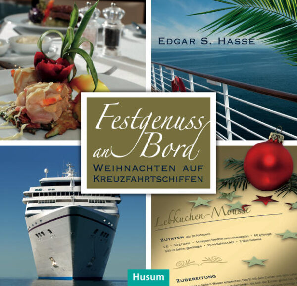 Wie feiert man Weihnachten auf einem Kreuzfahrtschiff? Edgar Hasse hat viele Jahre als Bordseelsorger auf hoher See verbracht und gibt in diesem Buch Antwort. Er klärt auf über die Weihnachtsbräuche auf den beliebtesten Kreuzfahrtschiffen der Welt, wie der Queen Mary 2, der MS Europa, der MS Deutschland sowie den Schiffen von Costa, TUI und AIDA. Die Bord-Küchenchefs steuerten dazu ihre Feiertagsrezepte für das Kreuzfahrt-Feeling in der heimischen Kombüse bei. Wer neugierig ist, wie der Weihnachtsmann eigentlich an Bord gelangt oder wie eine Tanne auch in der Südsee im weihnachtlichen Glanz erstrahlen kann, der kommt an diesem Buch nicht vorbei. Erfahrene Weihnachtskreuzfahrer hingegen werden sich beim zustimmenden Nicken erwischen und dennoch Einiges hinzulernen.