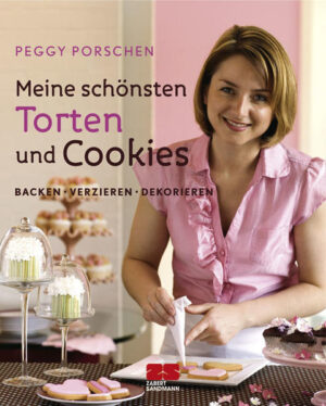 Kein Wunder, dass Peggy Porschen auch den Süßmäulern in Deutschland längst ein Begriff ist.Um in den Genuss ihrer originellen Backwerke zu kommen, muss man aber nicht extra nach London reisen. Denn jetzt präsentiert die "Bäckerin der Stars" ihre schönsten Kreationen zum Selberbacken und -dekorieren. Ob Hochzeit, Geburtstag, Taufe,Valentinstag oder Party - in ihrem Buch findet man für jeden Anlass fantasievoll verzierte Torten, Plätzchen oder Kuchen. Originelle Designs und pastellige Farben gelten als Markenzeichen von Peggy Porschens filigraner Zuckerbäckerei. Ihre Torten und Cookies sind für ambitionierte Hobbybäcker mit Fingerspitzengefühl Herausforderung und Vergnügen zugleich. Nur Plätzchen- und Kuchenbacken war gestern, mit Peggy Porschen wird es ein kreatives Highlight - garantiert sweet and stylish!