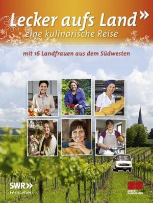 Gastfreundschaft und gute Küche werden in Rheinland-Pfalz und Baden-Württemberg ganz groß geschrieben. Daher ist es selbstverständlich, dass die 16 authentischen Gastgeberinnen der SWR-Fernsehreihe 'Lecker aufs Land' mit viel Liebe, einer gehörigen Portion Kreativität sowie saisonalen und regionalen Produkten kochen. Das reich bebilderte Buch begleitet drei Staffeln der Reihe: Es enthält die Fernsehmenüs und zahlreiche weitere Rezepte aus dem Repertoire der Landfrauen, wie Rheinhessische Bäckerkartoffeln, Moschtbraten mit Schupfnudeln oder Muskateller-Creme. Ausführliche Porträts erzählen spannende Geschichten aus dem Alltagsleben der Frauen. Mit dem Besten aus dem Südwesten und tollen Fotos lädt dieses außergewöhnliche Kochbuch zum Schmökern ein. Autorenporträt: Lecker aufs Land ist ein Wettkochen der besonderen Art: Pro Staffel kommen jeweils fünf bzw. sechs Landfrauen aus Rheinland-Pfalz und Baden-Württemberg zusammen, um sich gegenseitig mit lokalen Köstlichkeiten zu verwöhnen. Sie selbst bewerten die Drei-Gänge-Menüs der anderen – die Landfrau mit der höchsten Gesamtpunktzahl gewinnt. Neben ihren Kochkünsten gewähren die Frauen auch Einblicke in ihr Leben, das trotz des traditionellen Umfelds alles andere als altmodisch ist: Die Landfrauen sind alle selbstbewusste, geschickte Geschäftsfrauen, die moderne Betriebe wie eine Obstbrennerei, eine Ölmühle oder eine Backstube leiten.