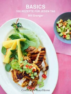 Jeden Tag einfach kochen. 100 schnelle Rezepte. Leicht erhältliche Zutaten und unkomplizierte Zubereitungen, selbst für Männer. Einfach kochen: In 'Easy Asia' hat Bill Granger bewiesen, dass es ganz einfach ist, asiatisch zu kochen. In seinem neuen Buch 'Basics' macht er sich daran, die 'Küche für jeden Tag' zu vereinfachen. Denn Bill Granger ist nicht nur Koch und Fernsehkoch, Restaurantbetreiber und Kochbuchautor, sondern auch ein vielbeschäftigter Vater von drei kleinen Töchtern. Da bleibt keine Zeit für endlose Einkaufstouren, nervenaufreibendes Stöbern nach geheimen Zutaten und stundenlangen Vorbereitungen in der Küche. Auch komplizierte Rezepte, die nach Profiausrüstung und Profitechniken verlangen, sind nicht seine Sache. Sein Credo: Kochen muss schnell und einfach gehen und das Essen muss toll schmecken und gesund sein.