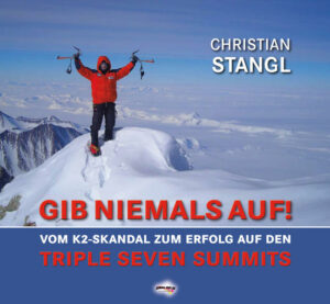 Der international bekannte Skyrunner und K2 Bezwinger Christian Stangl hat es geschafft! Der Österreicher steht als erster Mensch auf den jeweils drei höchsten Gipfeln aller sieben Kontinente