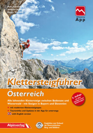 Die 8te Auflage des beliebten orangen Klettersteigführers bringt wieder viele neue Klettersteige und einen verbesserten Touren-App Zugang. Einer der aktuellsten und umfangreichsten Klettersteigführer in Österreich enthält fast 500 Touren und ca. 1600 Farbfotos auf über 600 Seiten. Neben allen wichtigen neuen Klettersteigen in Österreich