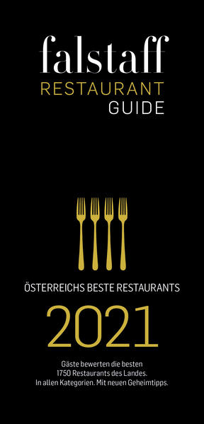 Österreichs beste Restaurants. Gäste bewerten die besten 1.750 Restaurants des Landes. In allen Kategorien. Mit neuen Geheimtipps. "Falstaff Restaurant Guide 2021" ist erhältlich im Online-Buchshop Honighäuschen.