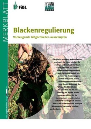 Honighäuschen (Bonn) - Das Merkblatt listet die Ursachen für die Ausbreitung der Blacke, macht Lösungsvorschläge für die Sanierung von verunkrautetem Kulturland und zeigt auf, wie die Blacke nach heutigem Wissensstand nachhaltig reguliert werden kann.