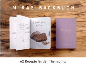 MIRAS BACKBUCH  62 REZEPTE FÜR DEN THERMOMIX® Das Buch, herausgegeben von der erfahrenen Repräsentantin Mira Carletti aus Schwyz, enthält 62 Backrezepte, abgestimmt auf den Küchenhelfer Thermomix®. Es wurde mit viel Leidenschaft und Liebe in der Schweiz produziert und enthält viele Schweizer Rezepte, welche schnell und einfach zubereitet werden können. Lassen Sie sich von den «gluschtigen» Rezepten inspirieren, welche von der Schwyzerin über viele Jahre gesammelt und umgeschrieben wurden. Es erwarten Sie Rezepte zu «Guetsli & kleine Mitbringsel», «Kuchen» und «Pikante Leckereien». Weitere Informationen unter www.miras-backbuch.ch "Miras Backbuch" ist erhältlich im Online-Buchshop Honighäuschen.
