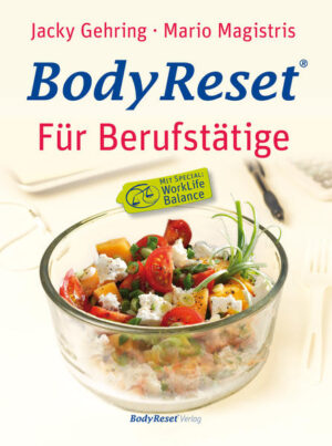 BodyReset ist seit über 10 Jahren eines der erfolgreichsten und nachhaltigsten Programme gegen die Folgen einer säurelastigen Lebensweise wie Übergewicht, Haarausfall, Besenreiser und Cellulite. Endlich gibt es den Ratgeber auch für Berufstätige und für unterwegs.