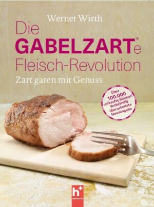 Gabelzart - die Revolution am Herd für unglaublich zarten Fleischgenuss. Man lässt es reifen, schenkt ihm ausreichend Wärme, stresst es nicht durch grosse Hitze und hat die Kerntemperatur des Fleischstückes stets im Blick. Werner Wirth steht für eine ganzheitliche Zubereitung von Fleisch. Seine Methode ist revolutionär, in der Hobby-Küche problemlos umzusetzen und führt sicher zum Erfolg. So wird Fleisch zur Basis für eine ausgewogene, intelligente und gesunde Ernährung. Weniger Gewichtsverlust, Vitamin schonende Zubereitung und wesentlich zarteres Fleisch. Gabelzart setzt neue Massstäbe in der Küche.