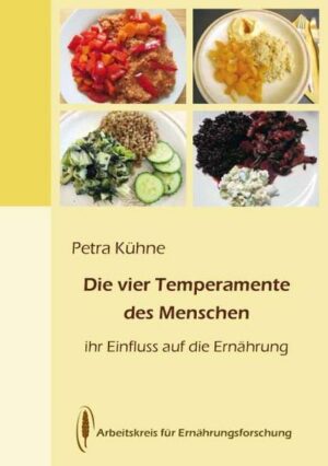 Honighäuschen (Bonn) - Essen Sie gerne Rohkost oder gekochtes Gemüse? Diese Vorlieben sind tatsächlich unterschiedlich bei den Menschen. Während einer gerne große Mengen an Rohkost isst, möchte ein anderer das Gemüse lieber gekocht. Auch das Verhalten unterscheidet sich: Manche Menschen sind ganz versunken und konzentriert beim Essen, während andere schnell von irgendwelchen Reizen abgelenkt werden. Solche Verhaltensweisen sind zwar vielfältig und nuanciert, dennoch lassen sich bestimmte Formen abgrenzen. Bereits im Altertum kannte man diese Unterschiede und sprach von vier Temperamenten: das cholerische, sanguinische, melancholische und phlegmatische Temperament. In der traditionellen europäischen Ernährung haben sie ihren Stellenwert. Hier finden Sie eine Erweiterung der Temperamentenlehre auf der Basis der Anthroposophie, die den individuellen Menschen einbezieht. In diesem Buch werden zunächst die Temperamente vorgestellt und auf das Ernährungsverhalten bezogen. Ein Fragebogen hilft, sich einzuordnen. Einige Rezepte aus der vegetarischen Vollwertküche geben Anregung für Temperament-Gerichte.