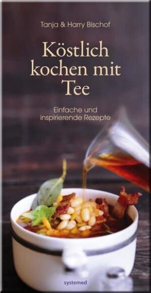 Teatime im Kochtopf - der neue Trend Wer Spaß an ungewöhnlichen und kreativen Ideen für die leichte Küche hat, der wird das neue Buch von Tanja und Harry Bischof lieben. Hier geht es um Tee. Aber nicht zu Plätzchen und Kuchen - sondern zum Verfeinern von Saucen, zum Ablöschen von Braten, zum Dünsten, Garen und Marinieren von Fleisch, Fisch und Gemüse sowie als einzigartiger Gaumenkitzel in Suppen, Rohkost und Desserts. Raffinierte Fonds und Sude aus grünem, weißem, schwarzem, Früchte-, Kräuter- oder Roibuschtee laden dazu ein, auch klassische Rezepte einmal völlig neu zu entdecken. Ein gesundes, supermodernes und inspirierendes Kochvergnügen. Da vermisst niemand den Wein im Bratenfond! Rezepturen wie: Englische Lammkeule in Minzetee, Fenchel - ge müse in Matetee, Forelle in Zitronengrassud, Hühnchen in Löwenzahntee, Kalbsbäckchen in Kamillentee, Kaninchen in Thymiansud, Earl-Grey-Muffins, Birnen in Süßholztee. Tees können im Sammelpaket bestellt werden.