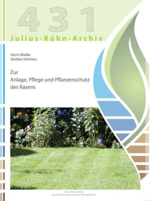 Planning, attending and protecting a lawn How important are lawns in our gardens? The book is written in German and starts with general descriptions but quickly goes into detail as to which grass species should be sown with regard to the use of the lawn - be it for sport or just to look at. In order to keep a permanently good looking lawn a few rules should be obeyed. Soil and water conditions must be perfect before sowing the grass seed. The soil should be free of stones, roots and weeds. It should not be too wet. Lawns should not be planned in a part of the garden which is shaded neither by houses, walls nor large trees. A well kept and attractive lawn is dependent mainly on its maintenance and the plant protection used. All tasks are explained to the gardener. Weeds, fungal diseases and pests are described including their control.