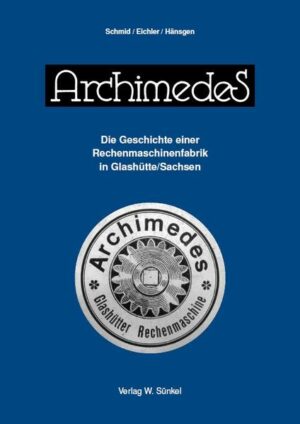 Honighäuschen (Bonn) - Das Buch erzählt auf 184 Seiten im Format A4 die wechselvolle Geschichte der einst weltbekannten Glashütter Rechenmaschinenfabrik "Archimedes" aus verschiedenen Perspektiven. Es enthält mehr als 200 Abbildungen, darunter viele Fotos aus dem Nachlass der Familien Pöthig-Eichler und Hänsgen. Der erste Teil "Die Rechenmaschinenfabrik Archimedes - Eine Spurensuche (nicht nur) in Glashütte/Sa." beschreibt die Entwicklung der Fabrik von ihren Anfängen als Werkstätte für Feinmechanik um 1900 bis zum Produktionsende im Jahr 1960. Im Vordergrund stehen der Firmengründer Reinhold Pöthig, der Vertriebspartner Hans Sabielny, der kaufmännische Leiter (und Pöthigs Schwiegersohn) Ulrich Eichler sowie der Technische Leiter im späteren VEB Archimedes, Hellmut Hänsgen. Sie alle waren Pioniere im Rechenmaschinenbau und Visionäre, die den Grundstein für den Erfolg der Firma legten. Gemeinsam mit ihren Konstrukteuren, Mechanikern und den vielen weiteren Mitarbeitern, die heute gar nicht mehr namentlich bekannt sind, führten sie das Werk in der kleinen Stadt Glashütte im Erzgebirge durch mehrere ereignisreiche Jahrzehnte der deutschen Geschichte, darunter zwei Weltkriege und wirtschaftliche Krisen. Im zweiten Teil "Meine 19 ARCHIMEDES Jahre" berichtet Ulrich Eichler über seine persönlichen Erlebnisse als Geschäftsführer, über den Aufschwung des Betriebs in den 1930er Jahren und die schwierige Zeit des Wiederaufbaus nach Kriegsende. Der dritte Teil ist eine von Hellmut Hänsgen verfasste Chronik mit dem Titel "Durch Räder und Hebel zu Ziffern und Zahlen". Es ist die Geschichte der drei Glashütter Rechenmaschinenfabriken Burkhardt, Saxonia und Archimedes aus der Sicht eines Technischen Leiters, der mehrere Jahrzehnte im Betrieb tätig war. Hellmut Hänsgen hatte sein Manuskript bereits 1988 fertiggestellt, aber es galt lange als verschollen und wird nun erstmals veröffentlicht. Das Buch schließt mit einer Übersicht zu allen bisher bekannten Rechenmaschinentypen von Archimedes.