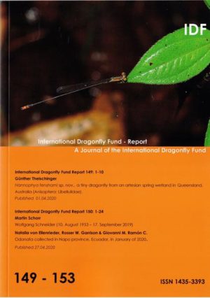 Honighäuschen (Bonn) - Der Band enthält Originalarbeiten zur Biologie von Libellen verschiedener Länder: Australien, Ecuador, Philippinen und Vietnam.