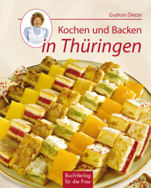 Das schmeckt nicht nur in Thüringen: Spargelrollen, Kräuterpilze, Putenbraten, Leberessen, Hähnchen auf Wildart, Specknudeln. Gudrun Dietze stellt in ihrem fünften Buch wieder gute Thüringer Gerichte vor, die beliebt, überaus wohlschmeckend, tradiitonsreich und trotzdem aktuell, leicht nachzukochen und auch für Kochanfänger geeignet sind. Neben schnellen Alltags- und feinen Festtagsspeisen bietet die Thüringer Autorin auch wieder Rezepte für trockene und nasse Kuchen an, die einem das wasser im Mund zusammenlaufen lassen. "Kochen und Backen in Thüringen" ist erhältlich im Online-Buchshop Honighäuschen.