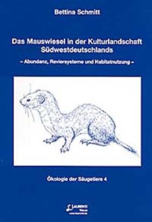 Honighäuschen (Bonn) - Das Mauswiesel (Mustela nivalis) ist als spezialisierter Mäusejäger in der Lage, die unterschiedlichsten Lebensräume zu besiedeln. Insbesondere in landwirt-schaftlich genutzten Gebieten können Mauswiesel in beachtlichen Dichten vor-kommen und für den Menschen dennoch verborgen bleiben. Die vorliegende Arbeit ist die erste eingehende Untersuchung einer Mauswiesel-Population in Deutschland. Über mehrere Jahre hinweg wurden die Bestands-entwicklung und die Habitatnutzung der Art wissenschaftlich analysiert. Die durch Fang-Wiederfang und Telemetrie erzielten Resultate geben Einblicke in das fas-zinierende Leben der kleinsten Mustelidenart. Die Ergebnisse dokumentieren Populationsdichten und jahreszeitlich bedingte Abundanzschwankungen in unter-schiedlichen Habitaten sowie die Nutzung der in der Kulturlandschaft vorhande-nen Lebensräume. Die Ergebnisse zeigen eindrucksvoll, dass Mauswiesel sehr mobile Tiere sind, die flexibel auf ein wechselndes Nahrungsangebot reagieren, indem sie ihre Aktions-raumgrößen anpassen oder sogar nomadisch leben. Lineare Landschaftsstruktu-ren wie bewachsene Gräben und Altgrasstreifen spielen in ihrer Raumnutzung und für die Jagd eine besonders große Rolle.