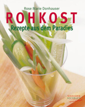 Alles roh? Natürlich! Und zwar vom Feinsten: Rohkost-Rezepte für Gourmets. Knackig-frisch, kunterbunt, übermütig gewürzt - purer Geschmack und Vitamin-Power, gepaart mit sinnlichem Essvergnügen: Das ist Rohkost für Feinschmecker! Für diese Rezepte dampfen weder Pfanne noch Topf, alles kommt roh auf den Teller - aber wie! Ob Gemüse, Salate, heimisches Obst oder exotische Früchte, ob Keimlinge, Nüsse oder Kerne - geraspelt, püriert, gehobelt oder gewickelt: Die Kombination macht’s und garantiert höchsten Genuss. Und wenn doch einmal etwas erhitzt werden muss, dann nicht über 42,5 °C, nur so bleiben die wertvollen Vitamine, Enzyme und Mineralstoffe der Zutaten erhalten. In diesem Buch finden nicht nur strenge Rohköstler neue Rezepte und Anregungen, auch gesundheitsbewusste Feinschmecker fühlen sich mit dieser Rohkost wohl! Zu jedem Rezept gibt es Variationsangebote, Wissenswertes zu den Produkten und Tipps zum guten Gelingen. Lassen Sie es krachen mit Möhren und Kohlrabi, schlemmen Sie sich durch farbenfrohe Dips, Suppen und Salate - und lassen Sie sich nicht nur mit einem Apfel verführen. Das Buch wurde mit dem Gourmand World Cookbook Award 2005 als bestes vegetarisches Kochbuch ausgezeichnet.