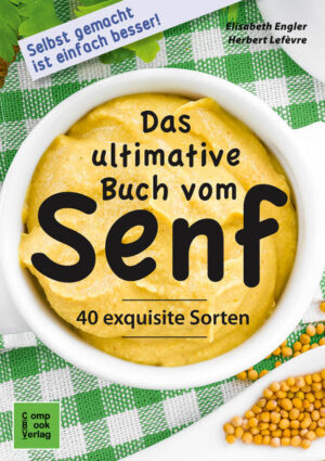 Das Glück hat einen Namen: SENF Senf ist in! Kaum ein Festschmaus, eine Grillparty, ein Buffet kommt mehr ohne ihn aus. Senf ist ungemein vielseitig und passt nicht nur zur Wurst, sondern zu kalten Braten, Fisch, Kurzgebratenen und Gegrillten, zu Käse, Brot, vegetarischen und veganen Lebensmitteln wie Tofu, Gemüse und und und... Wieviel mehr als nur einfachen "mittelscharfen, scharfen oder süßen" Senf man aus diesem vielseitigen und gesunden Gewürz man machen kann, erfahren Sie hier: Denn Senf selber anrühren ist, wer hätte das gedacht, supereinfach und macht unglaublich Spaß! Mit unseren 40 Rezepten kann auch der Einsteiger seine exquisite Würzpaste herstellen. Im Gegensatz zu vielen Fertigprodukten ganz ohne chemische Geschmacksverstärker, Konservierungs- und Farbstoffe und zudem noch viel günstiger. Verwöhnen Sie Ihre Gäste und Freunde mit Ihren feinen Kreationen - Sie werden sehen, wie diese Augen machen! Eine besondere Freude machen selbstgemacht Senfsorten, hübsch verpackt, als individuelles Geschenk. Neben den vielfältigen Rezepten wird hier viel Wissenswertes rund um das Thema Senf präsentiert hinsichtlich Geschichte, kulturellem Hintergrund, Botanik, Sorten sowie industrieller Herstellung. Verwöhnen Sie Ihre Gäste und Freunde mit Kreationen wie: Altbiersenf mit Estragonstich / Apriküs-Senf / Beerenmostert mit Zitronennote / Kabamostrich / Knofeliger Bärlauchsenf / Ribisel-Birnen-Senf / Honigbärensenf / Birne-Rosmarin-Senf / Karamellsenf / Gewürzkaviar / Maiwipferlsenf / Fliedersenf / u . v. m.