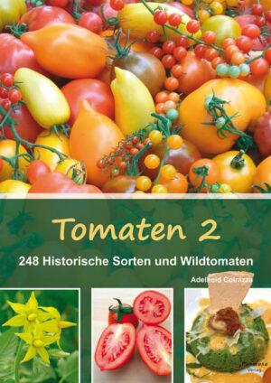 Honighäuschen (Bonn) - Tomaten sind weltweit verbreitet, in Europa gibt es sie seit etwa 450 Jahren. Wo immer sie heimisch sind, haben sie sich an die unterschiedlichsten klimatischen Gegebenheiten angepasst. Es entstanden regionale Sorten und Familiensorten, die von Generation zu Generation selektioniert und weitergegeben wurden. In diesem Buch werden Ihnen 198 dieser historischen Tomatensorten und 50 der noch ursprünglichen Wildtomaten auf über 1000 brillanten Farbfotos vorgestellt. Sie werden überrascht sein, wie viel Unterschiedliches es in Sachen Geschmack, Farbe, Form und Konsistenz zu entdecken gibt. Wissenswertes über die Krautfäule, die Bestäubung und Kulturmaßnahmen wie Entgeizen und Gießen bei Tomaten wird mitgeliefert. Über 20 Verarbeitungs- und Rezeptvorschläge dienen als Anregung für eigene Experimente. Die Gefahr besteht, dass Sie nach ersten Anbauerfolgen auf die gängigen Industrietomaten verzichten wollen!
