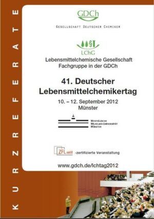 Honighäuschen (Bonn) - Vorträge und Poster des Deutschen Lebensmittelchemikertags