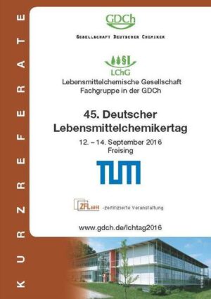 Honighäuschen (Bonn) - Kurzreferate des 45. Deutschen Lebensmittelchemikertags