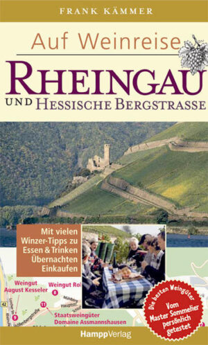 Wie kann man gleichzeitig die Schönheit der deutschen Landen und die Vielfalt und Fülle der heimischen Weine besser erleben als bei einer Weinreise durch die beliebtesten und schönsten Weinregionen Deutschlands? „Auf Weinreise - Rheingau" verknüpft die besten Ideen und Anregungen von Gastro- und Freizeitguides mit denen von Weinführern und inspiriert zu abwechslungsreichen Tages- oder Wochenendausflügen. Die besonderen Empfehlungen von Master-Sommelier und Weinkenner Frank Kämmer und seine persönlichen Insider-Tipps zu Hotels, Restaurants und den von ihm ausgewählten Weingütern werden ergänzt durch Einkaufstipps für regionale Spezialitäten sowie durch zahlreiche Kultur- und Freizeittipps.