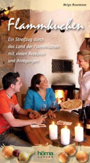 Helga Rosemann macht Appetit auf mehr. Mit ihrem Streifzug durch das Land der Flammkuchen mit vielen Rezepten und Anregungen erfreut sie alle Genießer, deren Phantasie angeregt wird, einmal neue köstliche Varianten des Flammkuchens auszuprobieren. Der knusprige Flammkuchen kann sowohl salzig als auch süße Nachspeise sein. Und auch beim Teig gibt es Varianten. Nach ihrem Umzug in die Pfalz entwickelte die kreative Autorin neue köstliche Rezeptideen und probierte diese mit vielen Freunden aus. So kam sie auf den Geschmack eine kleine aber feine Sammlung zu erstellen und für jeden Kuchen auch den richtigen Wein zu präsentieren. Übrigens: Alle vorgeschlagenen Weine stammen aus dem Sortiment der Winzergenossenschaft Deutsches Weintor in Ilbesheim/Südliche Weinstraße.