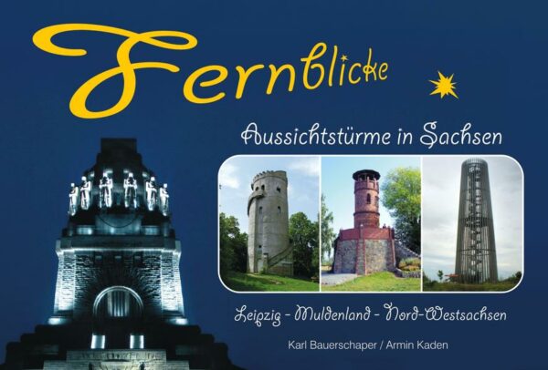 Der 3. Band bildet den Abschluss der Buchreihe über sächsische Aussichtstürme und stellt in detaillierter Form die Bauwerke im Raum Leipzig vor. "Fernblicke - Aussichtstürme in Sachsen - Band 3" Der Reiseführer ist erhältlich im Online-Buchshop Honighäuschen.