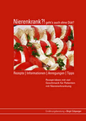 Eine ausgewogene, wohlschmeckende und abwechslungsreiche Ernährung stärkt nicht nur den Körper, sondern trägt auch zum allgemeinen Wohlbefinden bei. Menschen, die aufgrund einer Erkrankung besonders auf ihre Ernährung achten müssen, neigen häufig dazu, sich aus Unsicherheit oder Furcht vor einer Verschlimmerung ihrer Krankheit einseitig und unzureichend zu ernähren. Dies gilt besonders für Nierenkranke, die je nach dem Stadium ihrer Erkrankung unterschiedliche Vorgaben beachten müssen.Wie aber auch Nierenkranke Genuss am Essen haben können, zeigt die Ernährungsberaterin und Dialysefachschwester Birgit Edsperger in diesem Buch. Die Rezepte, angefangen bei Gemüse-, Fisch-, Fleisch- und Geflügelgerichten bis zu süßen Mehlspeisen, verwöhnen nicht nur den Gaumen, sondern sie sind auch leicht und schnell nachzukochen. Neben dem Kaloriengehalt und den Angaben für Eiweiß, Fett und Kohlenhydraten werden zu allen Zutaten auch die für Nierenkranke besonders wichtigen Werte für Kalium und Phosphor angegeben, sowie die Broteinheiten für Diabetiker und der Cholesterinwert.