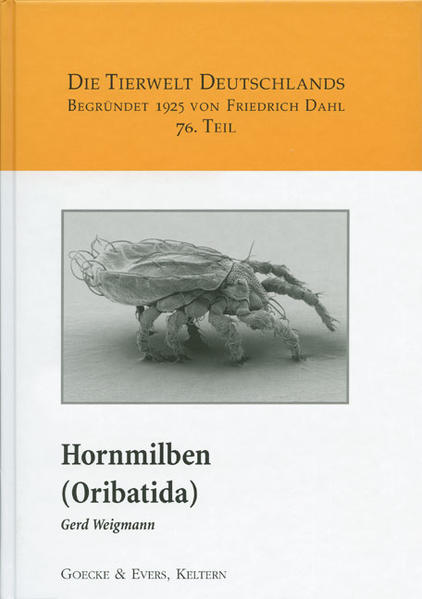 Honighäuschen (Bonn) - The last complete textbook of oribatid mites from Germany is 75 years old (Willmann 1931). This contribution deals with the identification of oribatid mites (Acari: Oribatida) of Germany and the adjacent regions of the neighbouring countries. The keys comprise 84 families with more than 190 genera. About 520 species from German areas are described for which chorological and ecological data are given. Altogether about 620 species are treated including those which have been found up to now in the adjacent regions, only. The keys are illustrated by 234 tables with informative line drawings. The appendix presents a family key in English, additionally. The book is essential for taxonomists and ecologists dealing with Centraleuropean oribatid mites.