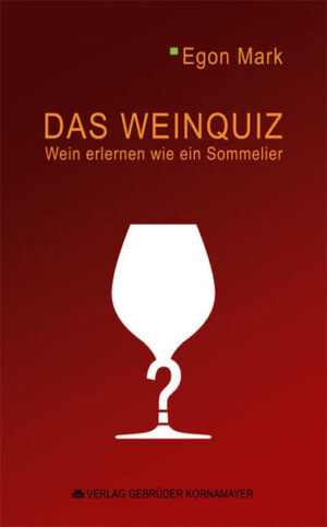 Inhalt: Vorwort Das Weinquiz -Wein allgemein -Das Weinland Österreich -Das Weinland Deutschland -Die Schweiz als Weinland -Frankreich „Grande Nation“ des Weines -Italien „Land des Weines“ -Internationale Weine -Die Geschichte des Weines Index -------------------------------------------------------------------- -1.220 Fragen -4.880 Antwortmöglichkeiten -1.220 ausführliche Erklärungen ------------------ Es ist sicher ein nicht alltägliches Fachbuch über Wein, wahrscheinlich sogar das Erste dieser Art. Sie als Leser müssen ausnahmsweise nicht mit Seite 1 beginnen. Sie können überall einsteigen, genau bei dem Thema oder Stichwort, das Sie gerade interessiert. Die Unterteilung in acht Fachgebiete wird Ihnen dabei helfen. Die Meinung: „Dieses Buch habe ich schon gelesen“, wird es nicht geben, weil Sie immer wieder Interessantes in wenigen Sätzen finden. -------------------------------------------------------------------------- Das Weinquiz ist eine beliebte Vorbereitung auf die Sommelier-Prüfung und Gastronome verwenden es gerne, um ihre Mitarbeiter zu schulen. Weininteressierten Laien ermöglicht es, auf spielerische Weise Fachwissen zu erwerben oder zu erweitern und sich zum „Weinwisser“ zu entwickeln. -------------------------------------------------------------------------- Endlich mitreden können, wenn „Weinexperten“ über Anbaugebiete, Kellerarbeiten und Traubensorten fachsimpeln!