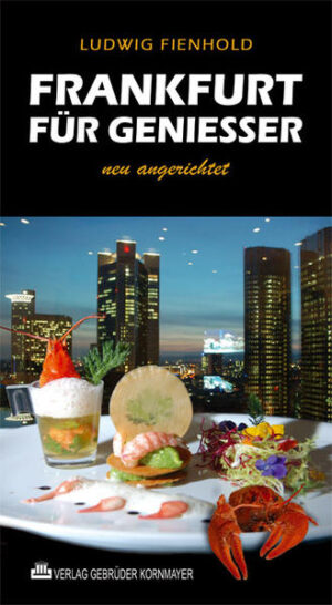 Das Buch „Frankfurt für Genießer“ ist ein kulinarisches Städteporträt. Mit Tipps und Insidergeschichten über Restaurants, Gasthäuser, Bars, Cafes, Weinläden und vielem mehr. Das Buch führt zu den phantasievollsten Menüs, den prallsten Knödeln, den schönsten Weinen oder der sinnlichsten Pasta. Es bietet weit mehr als die üblichen Restaurantkritiken und bringt zudem gastrosophische Betrachtungen, satirische Texte und fragt sogar nach der Qualität der Gäste. Das Buch leistet im besten Sinne Verbraucherschutz und gönnt dem Leser viel Information, gepaart mit Gefühlen – denn Essen & Trinken sind hochemotionale Erlebnisse. „Frankfurt für Genießer“ soll den Gast sensibler machen für die Schwächen und Stärken der Küche und jene Köche bestärken, die weit mehr als das Übliche wollen. Der Wert einer Restaurantkritik hängt von der Qualität des Kritikers ab – und auch die kann man schmecken. Der Autor ist ein weltgereister Hinschmecker und bringt seine Erfahrungen weitreichend ein, da ein Urteil über Qualität die Vergleiche braucht. Das Buch ist tiefgründig, voll sprachlicher Eleganz und Ironie.