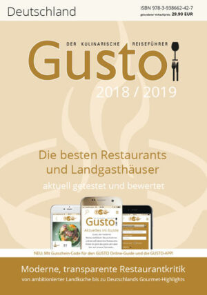 Die Buchausgabe des Restaurantführers inklusive Gutscheincode für den GUSTO Online-Guide und die GUSTO-APP. Vor über zehn Jahren als regionaler Restaurantführer in Bayern konzipiert
